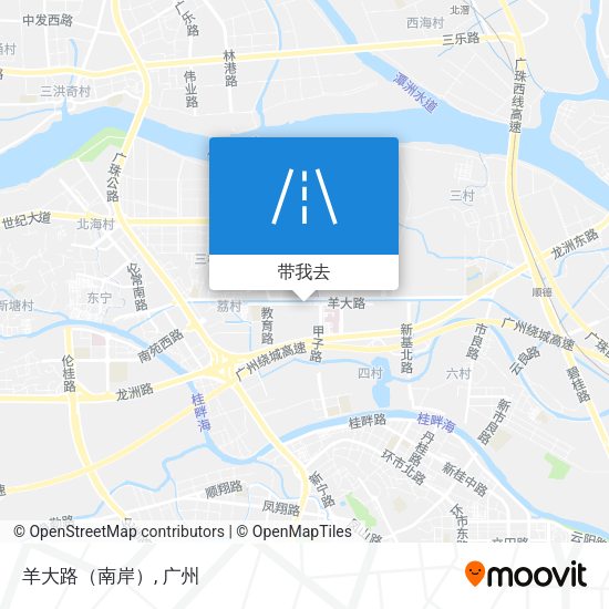 羊大路（南岸）地图