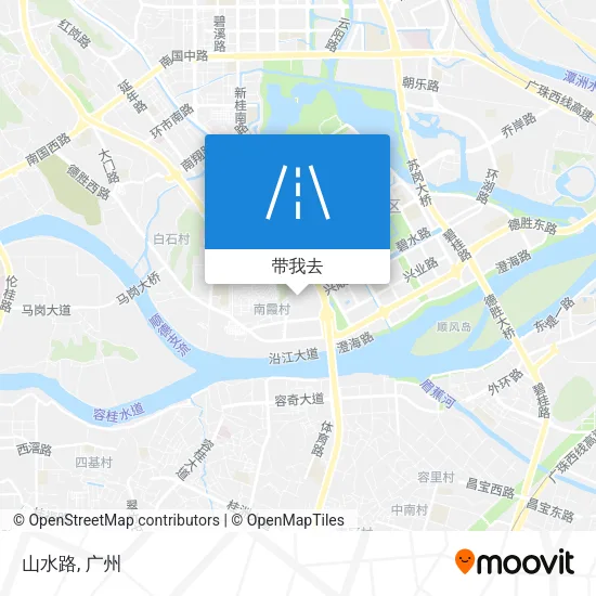 山水路地图