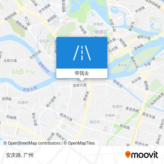 安庆路地图
