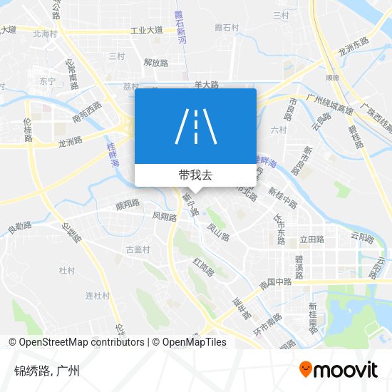 锦绣路地图