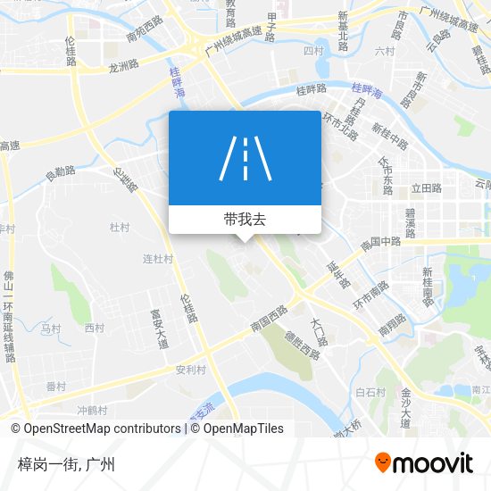 樟岗一街地图