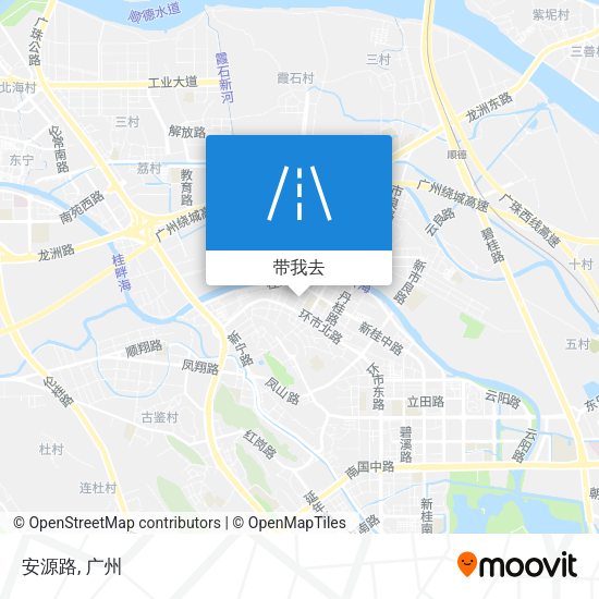 安源路地图
