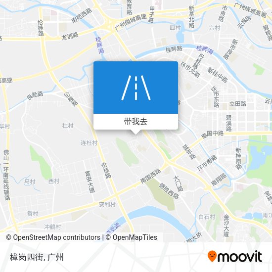 樟岗四街地图