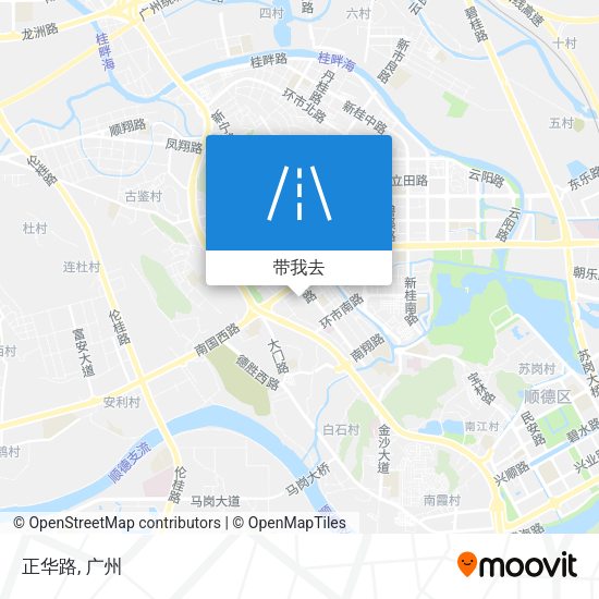 正华路地图