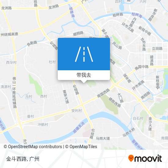 金斗西路地图