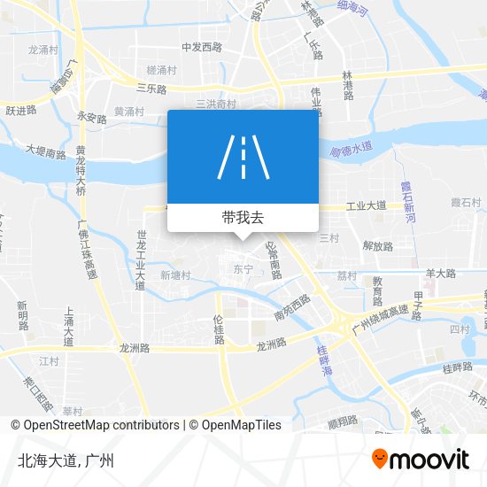 北海大道地图