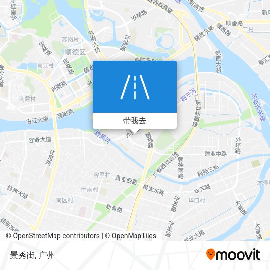 景秀街地图