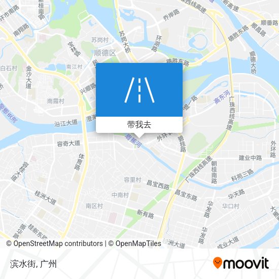 滨水街地图