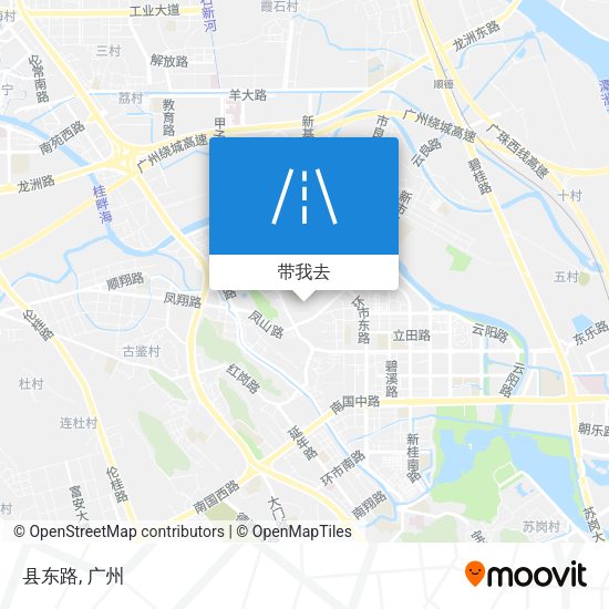 县东路地图