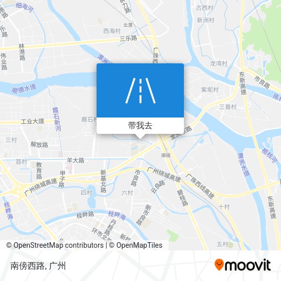 南傍西路地图