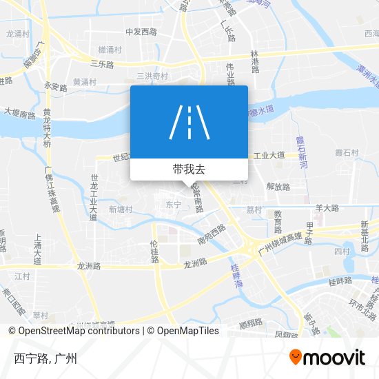 西宁路地图