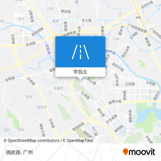 德政路地图