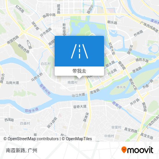 南霞新路地图