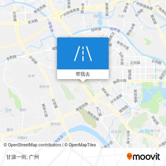 甘源一街地图