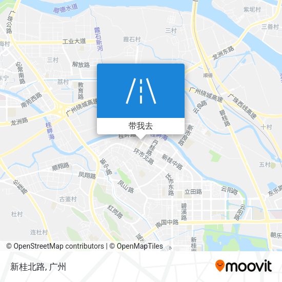 新桂北路地图