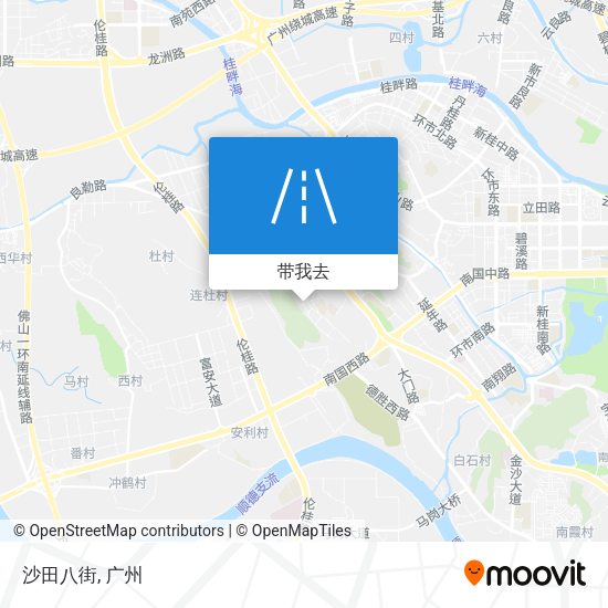 沙田八街地图