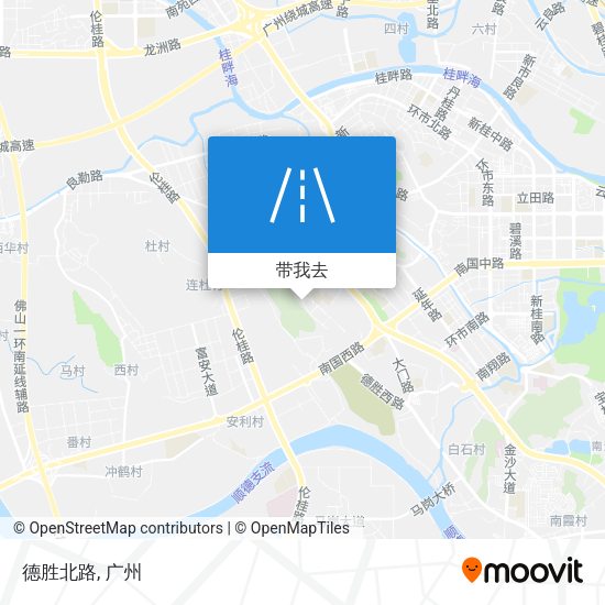 德胜北路地图