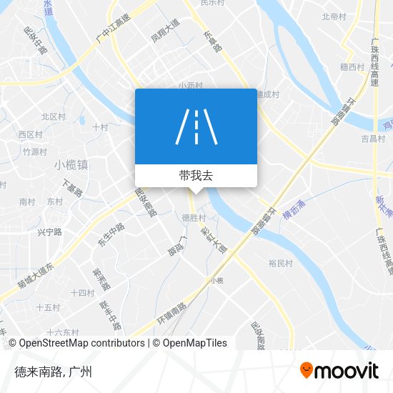 德来南路地图