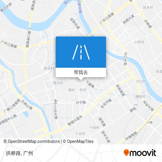 拱桥路地图