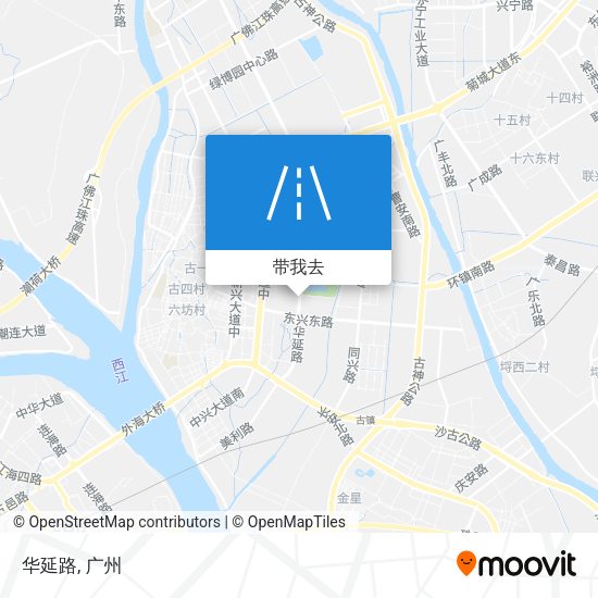 华延路地图