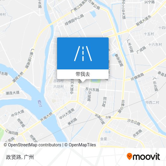 政贤路地图