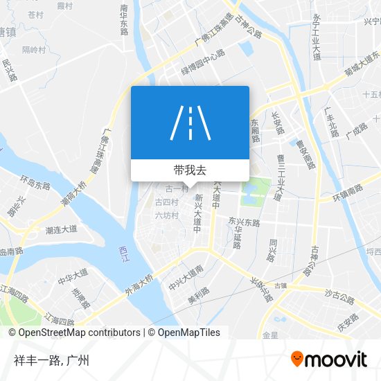 祥丰一路地图