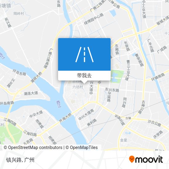镇兴路地图