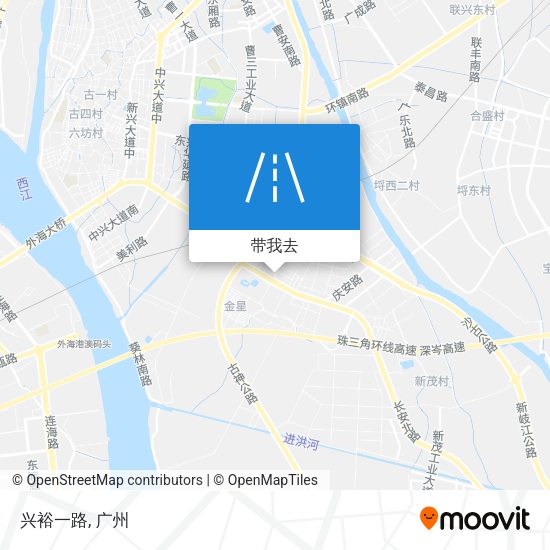 兴裕一路地图