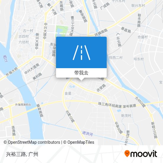 兴裕三路地图