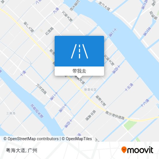 粤海大道地图
