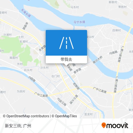 新安三街地图