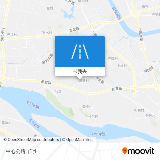 中心公路地图