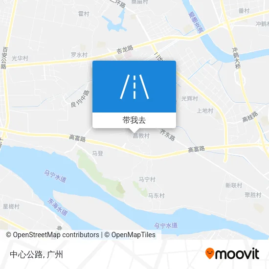 中心公路地图