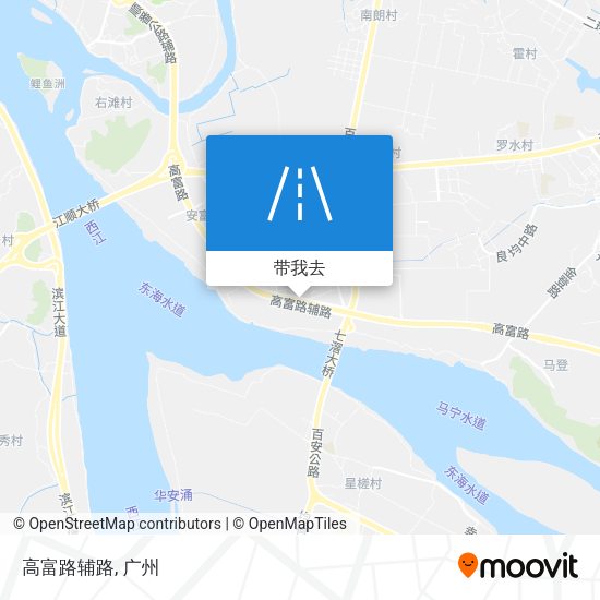 高富路辅路地图