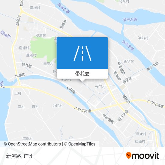 新河路地图
