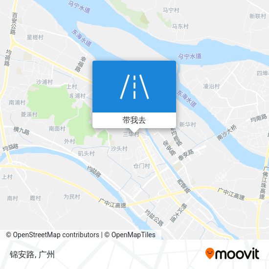 锦安路地图