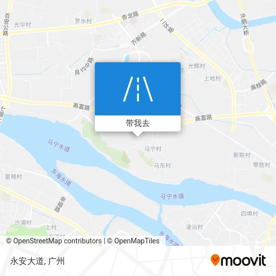 永安大道地图