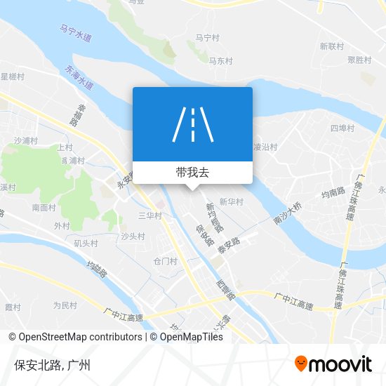 保安北路地图