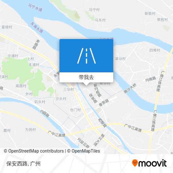 保安西路地图