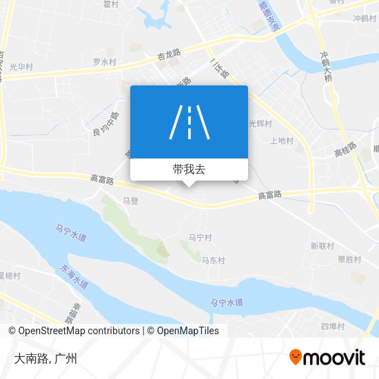 大南路地图