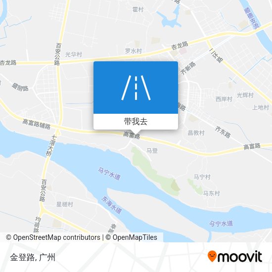 金登路地图