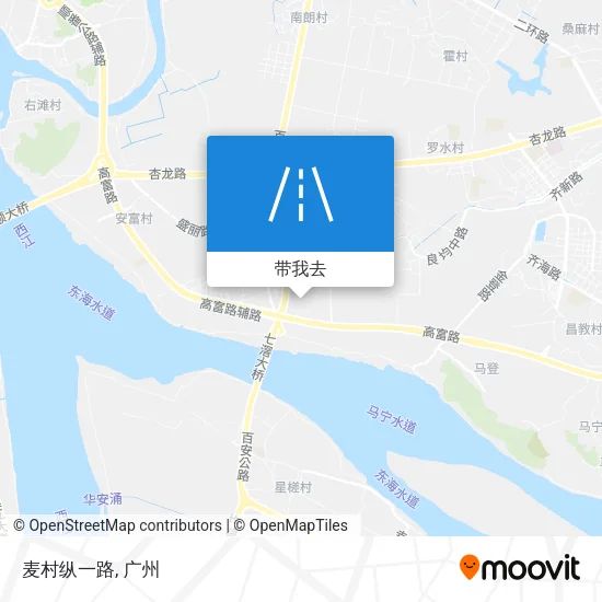 麦村纵一路地图
