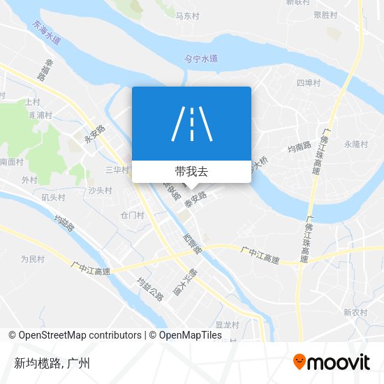 新均榄路地图
