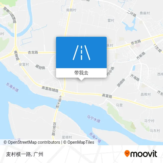 麦村横一路地图