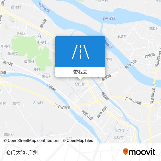 仓门大道地图