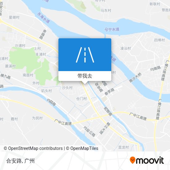 合安路地图