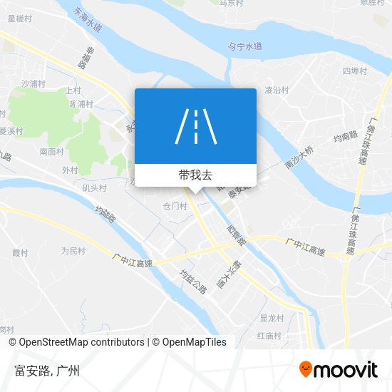 富安路地图