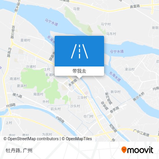 牡丹路地图