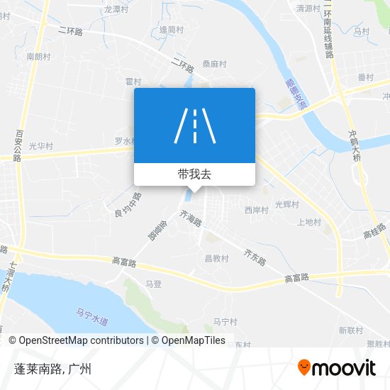 蓬莱南路地图