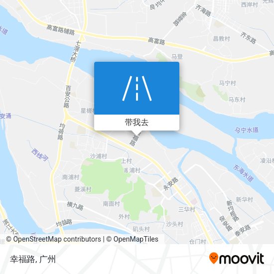 幸福路地图